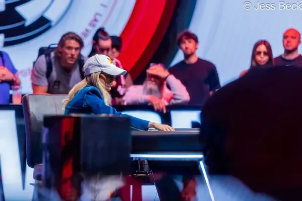 Kristen Foxen después de asegurar la victoria en Las Vegas
