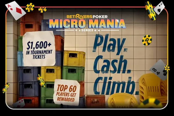 Calendario e información visual de la serie BetRivers Micro Mania
