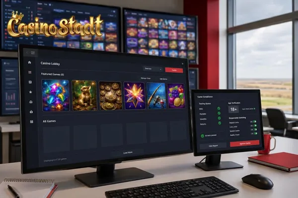 Imagen editorial sobre el lanzamiento de juegos de Greentube en el mercado regulado de iGaming de Alberta
