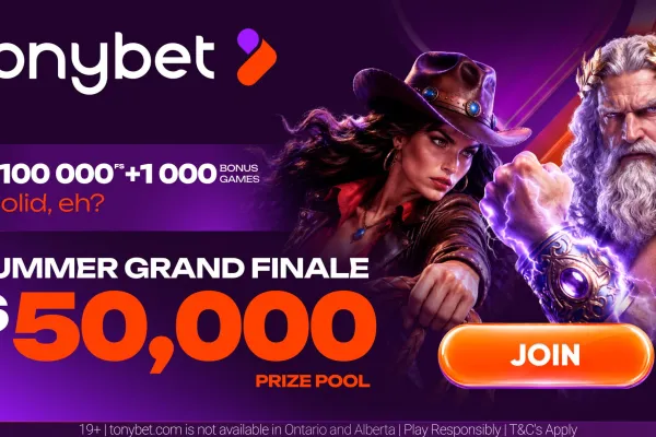 Gráfico promocional del torneo mensual X-Multi de Tonybet para jugadores de casino en Canadá