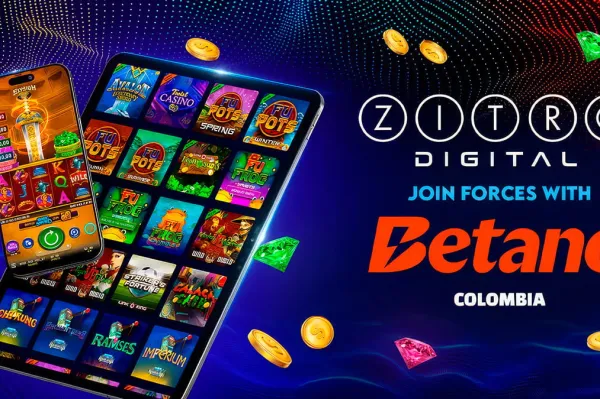 Lanzamiento del portafolio de slots y video bingo de Zitro Digital en Betano Colombia
