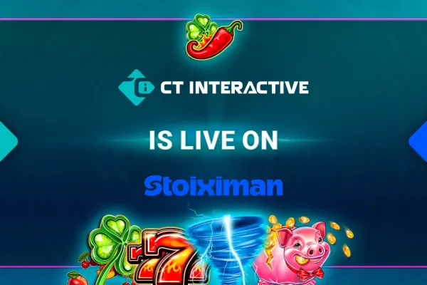 Lanzamiento de 30 juegos de CT Interactive en Stoiximan para el mercado regulado de Grecia