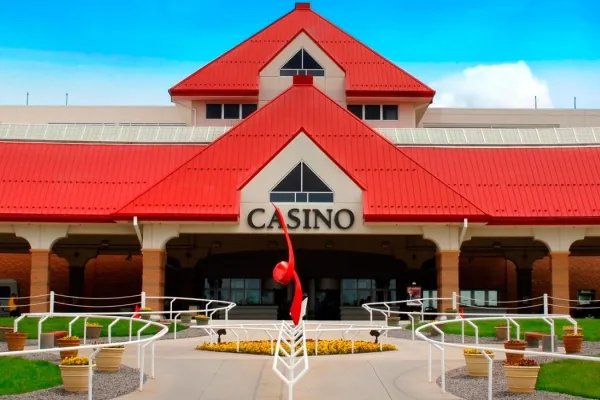 Vista general de Prairie Meadows Racetrack and Casino en Altoona, Iowa
