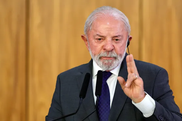 Luiz Inácio Lula da Silva durante el debate sobre posibles nuevas restricciones al mercado de apuestas en Brasil
