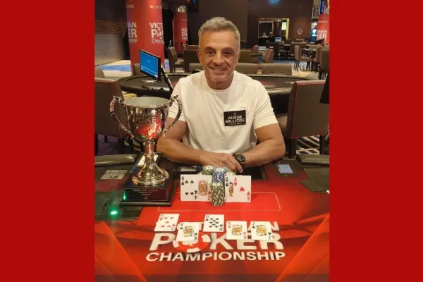 Joe Hachem durante el Victorian Poker Championship