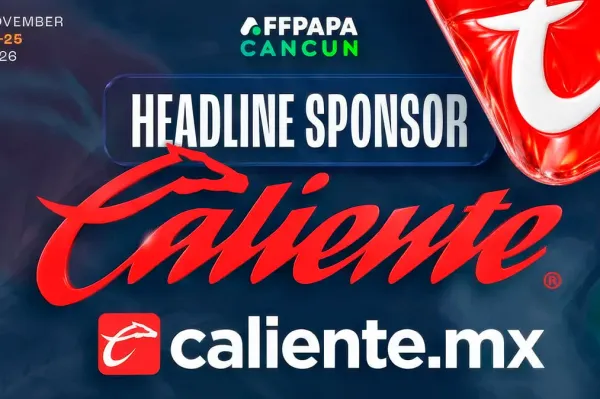 Caliente vuelve como patrocinador principal de AffPapa Conference Cancún 2026